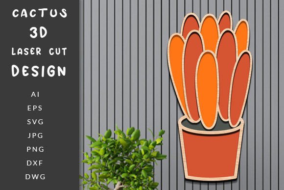3D Cactus Wall Decor: A Laser Cutting Review