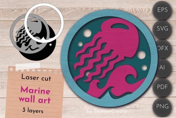 3D Layered Marine Wall Art: Laser Cutting & Decor Review