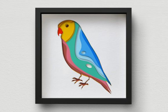 3D Parrot Shadow Box SVG: Laser Cutting & Wall Decor Review