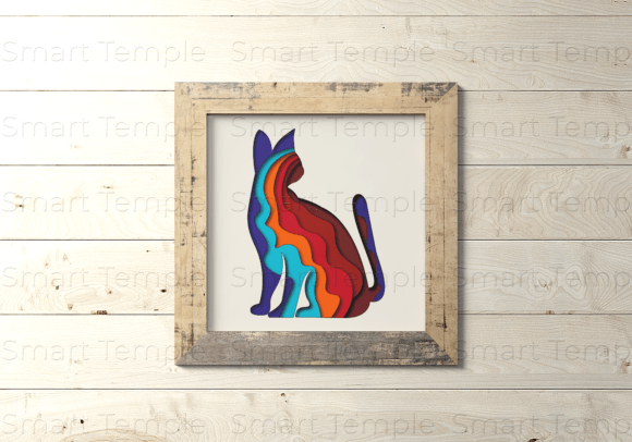 Colorful Layered Cat Svg: A Designer Review
