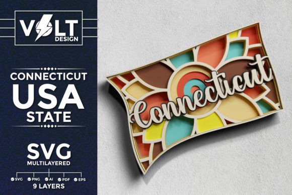 Connecticut 3D SVG: Laser Cutting & Wall Decor Review