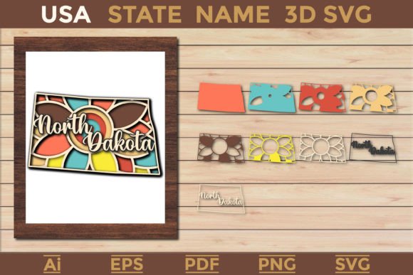North Dakota 3D SVG: Laser Cutting & Wall Decor Review